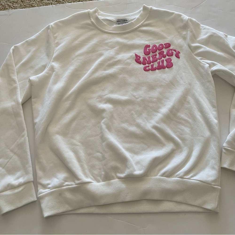 Better Together White Knit Sweater Top